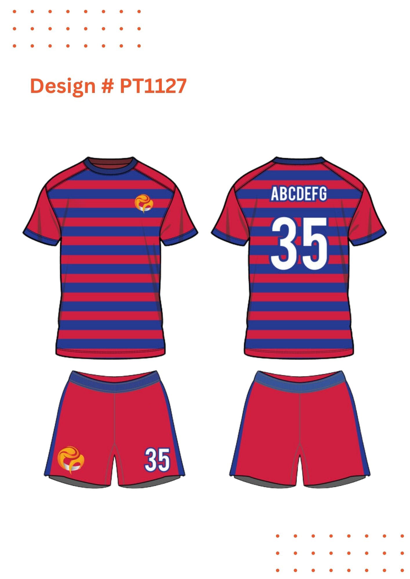 Custom Sublimated Soccer Uniform Mockups